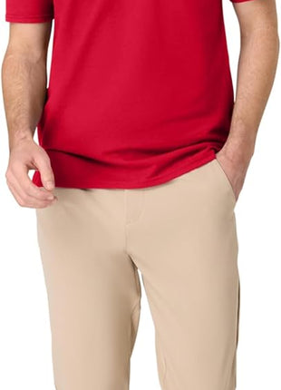 Hanes mens X-temp Performance Polo, Cotton Blend Sport Shirt for Men With Odor Control