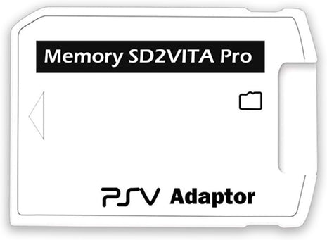 Premium SD2Vita Game Memory Card Adapter, V6.0 Memory Stick TF Card Holder Compatible with Micro SD Card for PS Vita 1000/2000 with Firmware 3.60 System or Above
