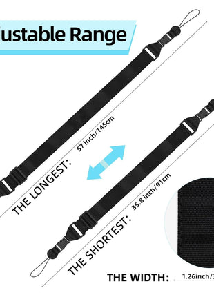 Gowjaw 3 Pack Adjustable Shoulder Strap:Comfortable for iPad Strap Nylon Neck Lanyard for iPad/Samsung Tablet Case,Camera Binocular Crossbody Laptop Luggage Bag