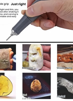 35K RPM Micromotor Handle, H37L1 Micro Motor for Lab, Jewelry, Ceramics, Silicone, Glasswork, Artware, Woodcarving