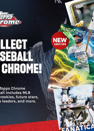 2025 Topps Chrome Baseball - Factory Sealed - Mega Box