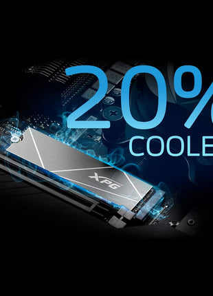 XPG 2TB Mars 980 Blade PCIe 5.0 NVMe M.2 2280 Internal Solid State Drive – Up to 14,000 MB/s Read, PCIe Gen5 x4 SSD (SMAR-980B-2TCS)