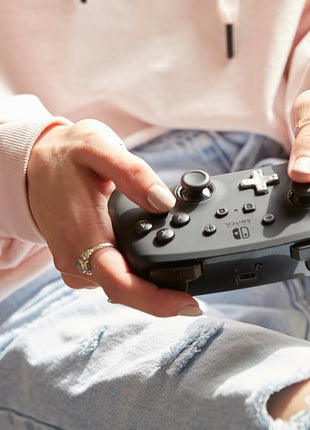 PowerA Enhanced Wireless Controller for Nintendo Switch/Switch 2 / Switch Lite/OLED Model - Black - Gamepad, game controller, Officially Licensed