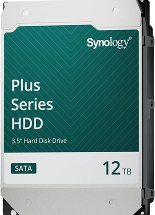 Synology HAT3310-12T [12TB 3.5" SATA 7,200 RPM/NAS Grade HDD (MTTF 1.2 Million Hours) / 3 Year Warranty] Domestic Authorized Dealer Field Lake Product | CMR technology with SATA III interface and 3.5" size for NAS, storage and backup