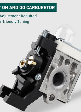 Carburetor for ECHO GT225 GT225i GT225L PAS225 PE225 PPF225 SHC225 SRM225 SRM225U Trimmer with Repower Maintenance Kit Spark Plug by HUZTL