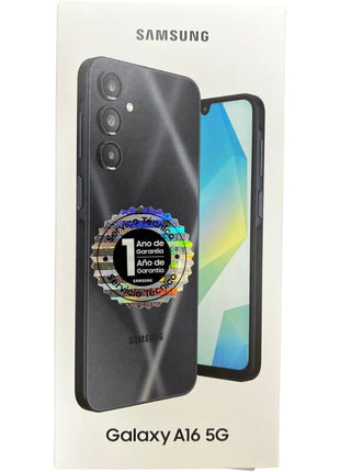 SAMSUNG Galaxy A16 5G Dual SIM (128GB, 2025) 6.7 inch 90Hz AMOLED, Water Resistant, 8Core, 50MP Camera (Factory Unlocked International Model for GSM, Global) A166M/DS Blue Black