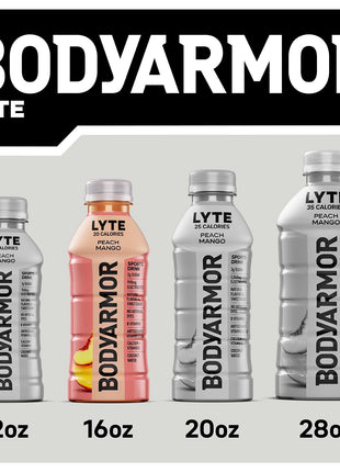 BODYARMOR LYTE Sports Drink Low-Calorie Sports Beverage, Blueberry Pomegranate, Coconut Water Hydration, Natural Flavors With Vitamins, Potassium-Packed Electrolytes, Perfect For Athletes, 16 Fl Oz (Pack of 12)