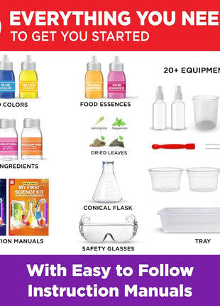 Doctor Jupiter My First Science Experiments Kit for Kids Ages 4+ | Birthday Gift Ideas for Boys & Girls 4, 5, 6, 7, 8 Year Olds, Science Kits for Kids Ages 5-7, STEM Educational Toys