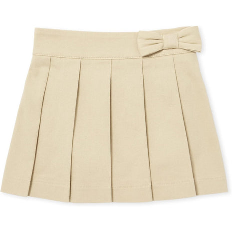 The Children's Place Baby Girls and Toddler Girls Pleated Skort, Sandy, 5T