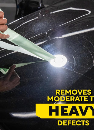 Meguiar's Mirror Glaze M105 Ultra-Cut Compound, Pro-Grade Car Compound for Removing Scratches and Heavy Swirls, Restores Gloss and Clarity, Car Guy Gifts for Men and Women Who Love to Detail, 8 Oz