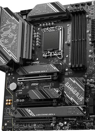 MSI Z790 Gaming Plus WiFi-AMZ Gaming Motherboard (Support 14th/13th/12th Gen Intel Processors, LGA 1700, DDR5, PCIe 5.0, M.2 Slots, 2.5Gbps LAN, USB 3.2 Gen2, Wi-Fi 6E, Bluetooth 5.3, ATX)