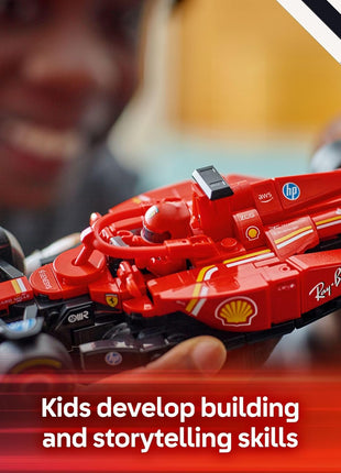 LEGO Speed Champions Ferrari SF-24 F1 Race Car Toys - Building Sets for Kids, Boys & Girls, Ages 10+ - Ferrari F1 Model Car Kits for Display or Play - Gift Ideas for Birthdays and Fans - 77242