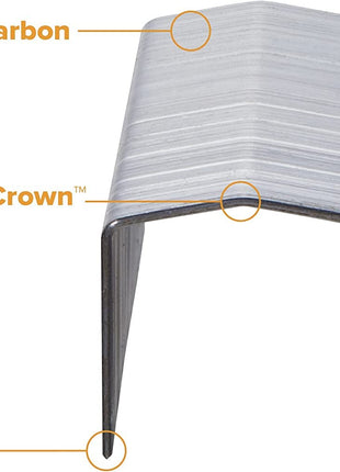 Bostitch B8 Staples 3/8 Inch Length - Pack of 20,000 Powercrown Staples