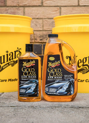 Meguiar's Gold Class Car Wash – Premium Foaming Auto Wash Soap, High Gloss Finish, Safe for Clear Coats, Deep Cleans without Removing Waxes, Car Detailing Supplies for Cars, Trucks & SUVs – 64 Oz