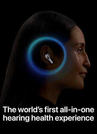Apple AirPods Pro 2 Wireless Earbuds, Active Noise Cancellation, Hearing Aid Feature, Bluetooth Headphones, Transparency, Personalized Spatial Audio, High-Fidelity Sound, H2 Chip, USB-C Charging