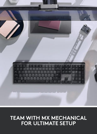 Logitech MX Master 3S Wireless Mouse Standard Edition with Logi Bolt USB Receiver, Ultra-Fast Scrolling, Ergo, 8K DPI, Track on Glass, Quiet Clicks, USB-C, Bluetooth, Windows, Linux, Chrome- Pale Grey