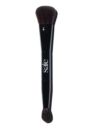 Saie The Double Makeup Brush to Highlight, Sculpt & Conceal (1 ct)