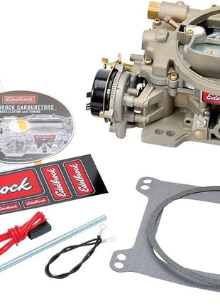 Edelbrock 1409 Performer Series Marine 600 CFM Square Bore 4-Barrel Air Valve Secondary Electric Choke New Carburetor