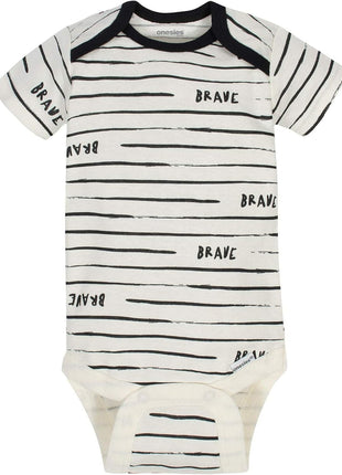 Onesies Brand baby boys 8-pack Short Sleeve Mix & Match Bodysuits and Toddler T Shirt Set, Dangerously Cute Tiger, 3-6 Months US