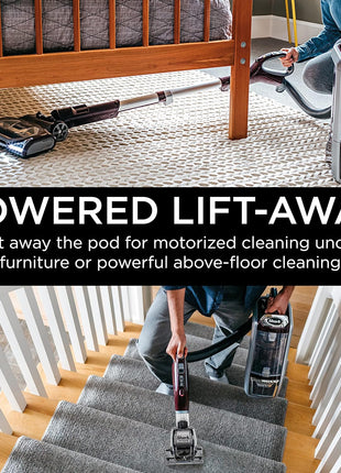 Shark NV752 Rotator Powered Lift Away TruePet Upright Vacuum with HEPA Filter, Large Dust Cup Capacity, LED Headlights, Upholstery Tool, Perfect Pet Power Brush & Crevice Tool, Bordeaux