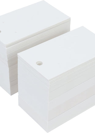 380 Pack Earring Cards - Earring Display Cards - Display Earring Card - Custom Earring Cards For Earring Display - Hanging Earrings - Bulk Earring Cards - 2 x 3.5 Inches - White (Pack of 380)