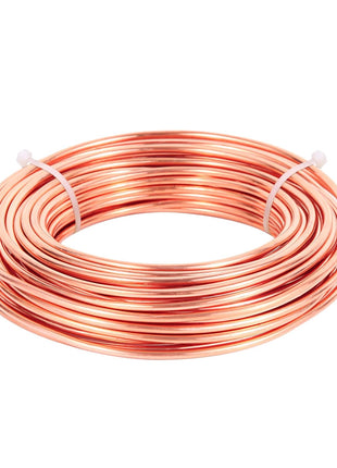 8 Gauge/3.2 mm 6.5 feet 5 oz 99.9% Dead Soft Copper Wire for Electroculture Gardening, Jewelry Making, Beading, Science Projects, DIY Artwork, Pure Bare Copper Wire