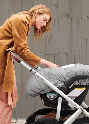 UPPAbaby CozyGanoosh for Aria and Mesa Infant Car Seat Carriers/Ultra-Plush, Weather-Proof/Charcoal