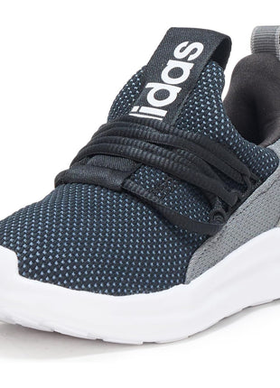 adidas Lite Racer Adapt 7.0 Sneaker, Black/Black/Black, 4 US Unisex Big Kid