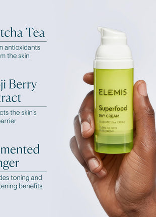 ELEMIS Superfood Day Cream, Lightweight Prebiotic Daily Moisturizer, 50ml