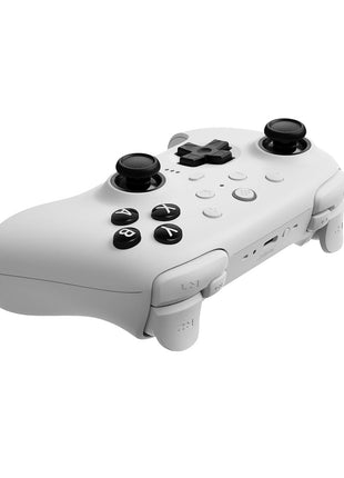 8BitDo Ultimate 2 Bluetooth Controller for Switch/Switch 2 & Windows PC, Switch Pro Controller with TMR Joysticks, Switchable Hall Effect/Tactile Triggers, Vibration and Motion Control - White
