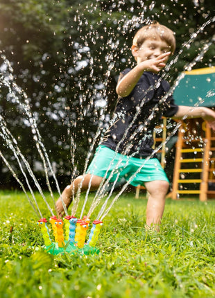 Melissa & Doug Sunny Patch Splash Patrol Sprinkler Toy With Hose Attachment