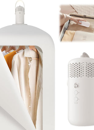 Portable Clothes Dryer, Compact Portable Dryer Machine for Apartment, RV, Travel - Premium 1000w Mini Dryer with Dry Bag, Hook for Light Clothes, Underwear
