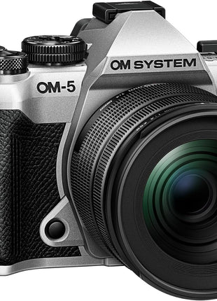 OM SYSTEM OM-5 Mark II SLV w/M.ZUIKO Digital ED 12-45mm F4.0 PRO KIT Compact Light Weight Weather Sealed 4K Video Camera Best for Outdoor Travel