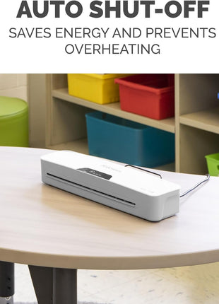 Fellowes Halo 125 Laminator with Pouch Starter Kit, 4.3 inch inch x 17.1 inch inch x 2.9 inch inch inch