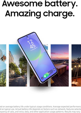 Samsung Galaxy A36 5G A Series, 128GB Unlocked Android Smartphone, AMOLED Display, Rugged Design, 5G Connectivity, Affordable Performance, US Version, 2025, US 1 Yr Warranty, Awesome Black
