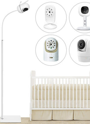 67inch Adjustable Height Baby Monitor Floor Stand Holder Compatible with Hellobaby HB6560/HB6550/Pro/HB65/HB66/HB248,ANMEATE,Infant Optics DXR-8 Pro,eufy,Nanit Pro Smart Baby Monitor & Flex Stand