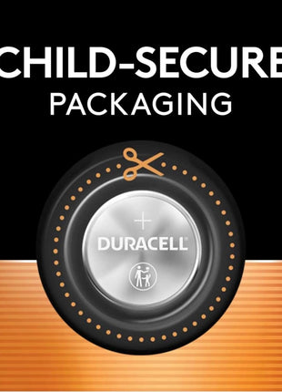 Duracell 2025 Lithium Battery, 4 Count (Pack of 1) Child Safety Features, Lithium Coin Battery for Key Fob, Car Remote, and other devices, CR2025 3 Volt (3V) Cell