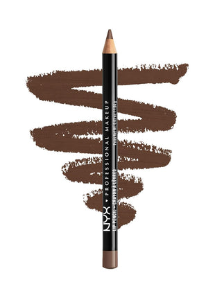 NYX PROFESSIONAL MAKEUP Slim Lip Pencil, Long-Lasting Creamy Lip Liner - Espresso