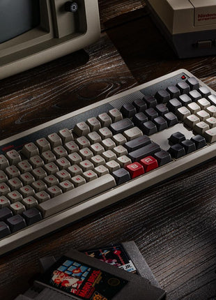 8BitDo Retro 108 Mechanical Keyboard with 108 Keys and Integrated Numpad, Bluetooth/2.4G/USB-C Hot Swappable Wireless Gaming Keyboard for Windows and Android - N Edition