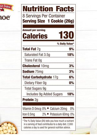 Pepperidge Farm Tahoe White Chocolate Macadamia Cookies, 7.2 Oz