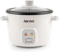 Aroma Housewares 4 Cups (Cooked) / 1Qt. Rice & Grain Cooker (ARC 302NG), White