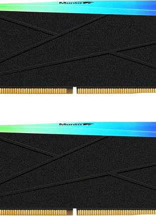 V-Color Manta XFinity RGB DDR5 32GB (16GBx2) 8000MHz CL38 1.45V RGB Gaming Desktop Upgrade RAM (Intel XMP 3.0 & AMD Expo CompatibleU-DIMM Memory Module SK Hynix IC - Black (TMXFL1680838KWK)