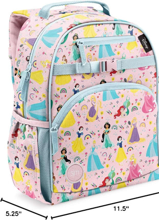 Simple Modern Medium Disney Toddler Backpack for School Girls and Boys | Kindergarten Elementary Kids Backpack | Fletcher Collection | Kids   15 inch tall | Princess Rainbows