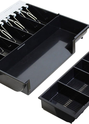 Adesso MRP-16CD Electronic cash drawer, Removable Cash Tray, Stainless Steel, 16 inch