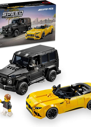 LEGO Speed Champions Mercedes-AMG G 63 & SL 63 Building Toys - Kids Pretend Play Toy Cars for Boys & Girls, Ages 10+ Years - Gifts for Christmas - 76924