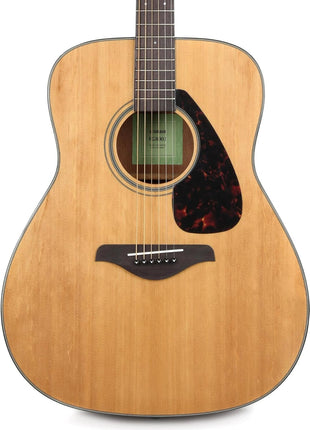 Yamaha 6 String Beginner Solid Spruce Top Traditional Western Dreadnought Acoustic Guitar With Rosewood FIngerboard, Natural Finish, Right, (FG800J NT)