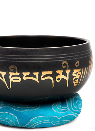 Tibetan Singing Bowl Set Brass - Master Healing Grade - Authentic Handcrafted Sound Bowl by Himalayan Bazaar