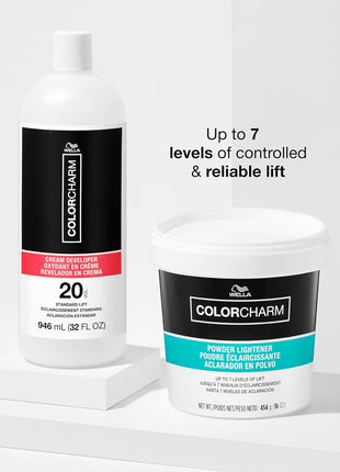 COLORCHARM Cream Hair Color Developer | 10 Volume | For Optimal Gray Blending and Rich Multi-Dimensional End Results | 7.8oz