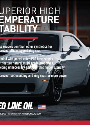 Red Line 12504 SAE 20W50 Fully Synthetic Motor Oil - 1 Quart