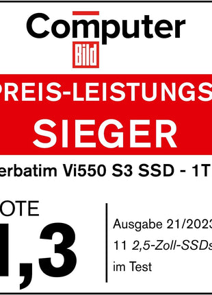 Verbatim 256GB Vi550 2.5" Internal Solid State Drive SSD SATA III Interface with 3D NAND Technology